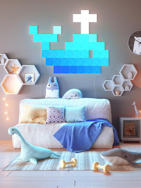 NANOLEAF CANVAS スマーターキット 9ライト Canvas Starter Kit (9 Panels) - NL29-0006SW-9PK | Nanoleaf
